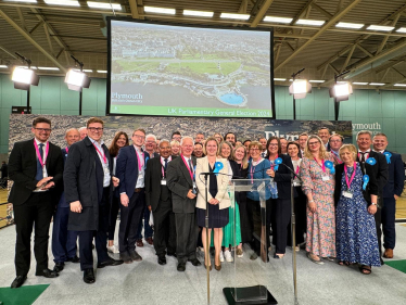 Rebecca Smith MP as she is elected